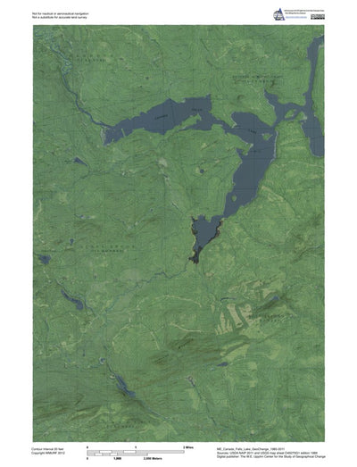 ME-Canada Falls Lake: GeoChange 1985-2011 Preview 1