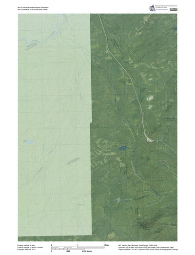 ME-Sandy Bay Mountain: GeoChange 1983-2009 Preview 1