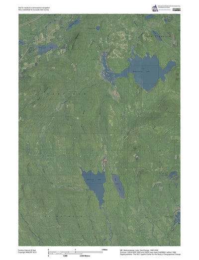 ME-Meduxnekeag Lake: GeoChange 1982-2009 Preview 1