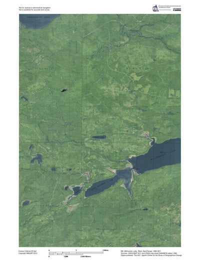 ME-Millinocket Lake West: GeoChange 1982-2011 Preview 1