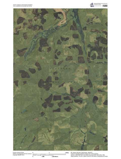 MT-Ashley Mountain: GeoChange 1956-2011 Preview 1