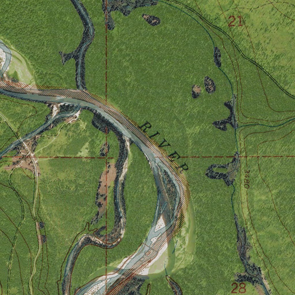 MT-Demers Ridge: GeoChange 1965-2011 Map by Western Michigan University ...