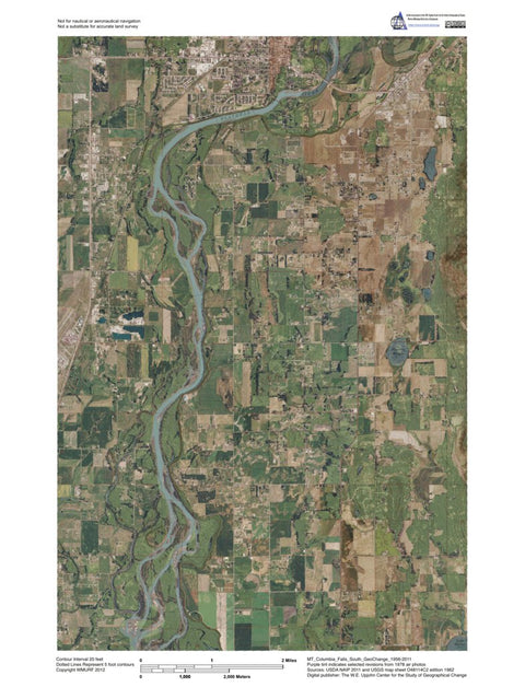 MT-Columbia Falls South: GeoChange 1956-2011 Preview 1