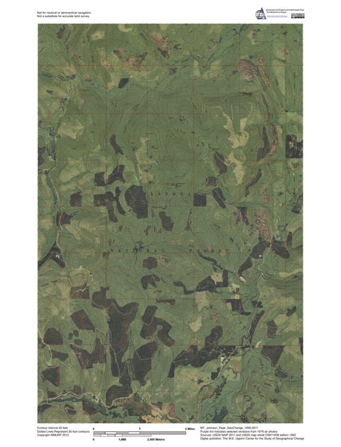 MT-Johnson Peak: GeoChange 1956-2011 Preview 1