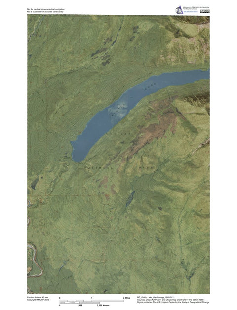 MT-Kintla Lake: GeoChange 1965-2011 Preview 1