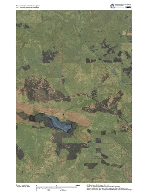 MT-Dahl Lake: GeoChange 1964-2011 Preview 1