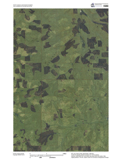 MT-Lost Creek Divide: GeoChange 1956-2011 Preview 1