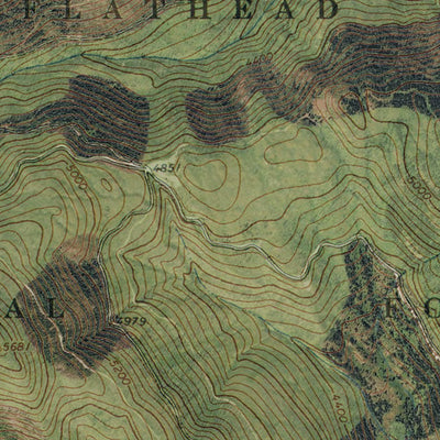 MT-Huckleberry Mountain: GeoChange 1965-2011 Preview 2