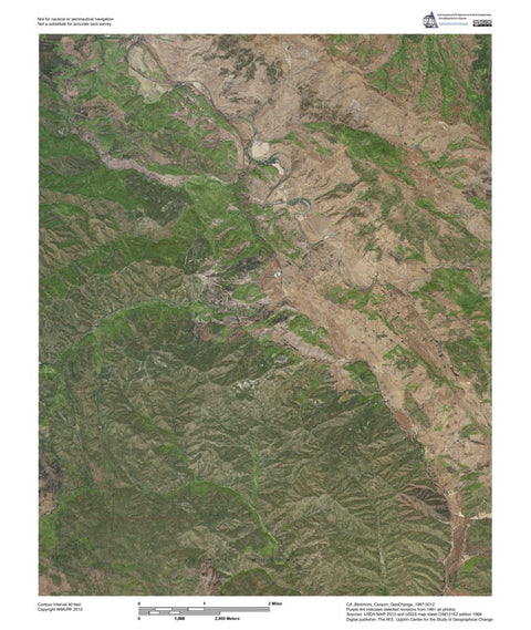 CA-Bickmore Canyon: GeoChange 1967-2012 Preview 1