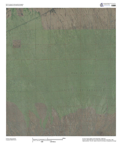 AZ-San Xavier Mission SW: GeoChange 1966-2010 Preview 1