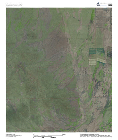 AZ-Cocoraque Butte: GeoChange 1974-2010 Preview 1