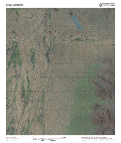 AZ-Santa Rosa Mountains NW: GeoChange 1984-2010 Preview 1