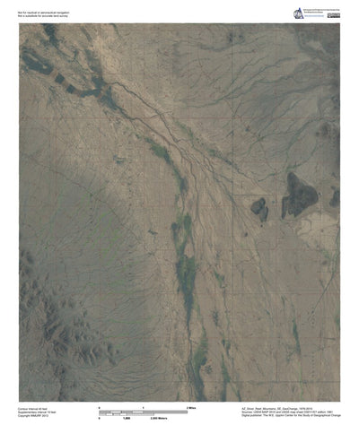 AZ-Silver Reef Mountains SE: GeoChange 1976-2010 Preview 1