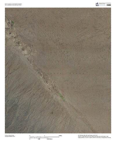 AZ-Mohawk Mts NE: GeoChange 1961-2010 Preview 1