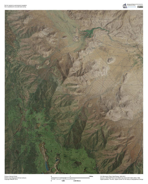 CA-Monument Peak: GeoChange 1955-2012 Preview 1