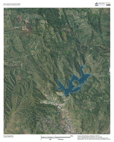 CA-San Vicente Reservoir: GeoChange 1953-2012 Preview 1