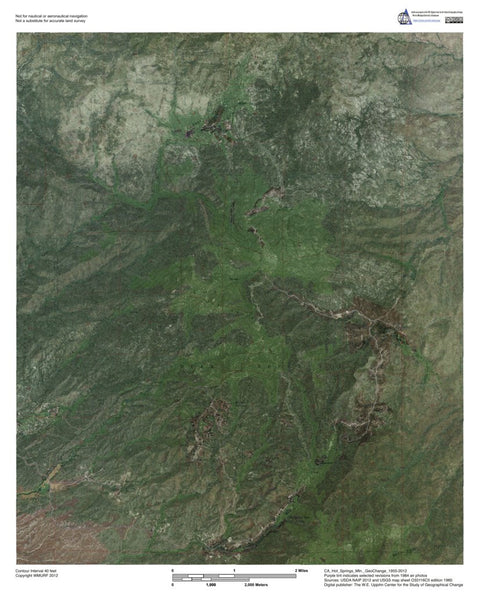 CA-Hot Springs Mtn.: GeoChange 1955-2012 Preview 1