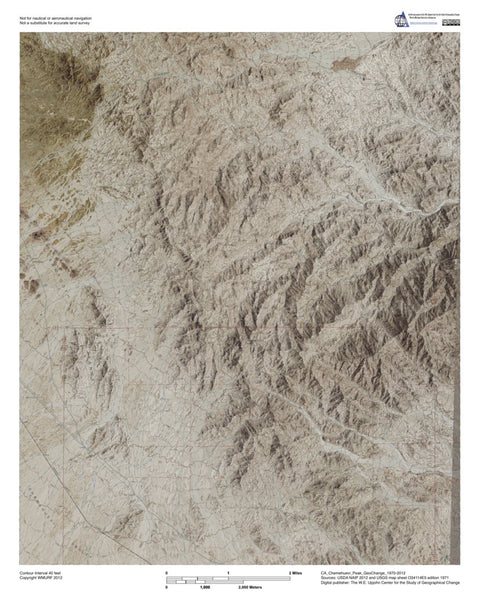 CA-Chemehuevi Peak: GeoChange 1970-2012 Preview 1