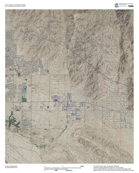 CA-Seven Palms Valley: GeoChange 1956-2012 Preview 1