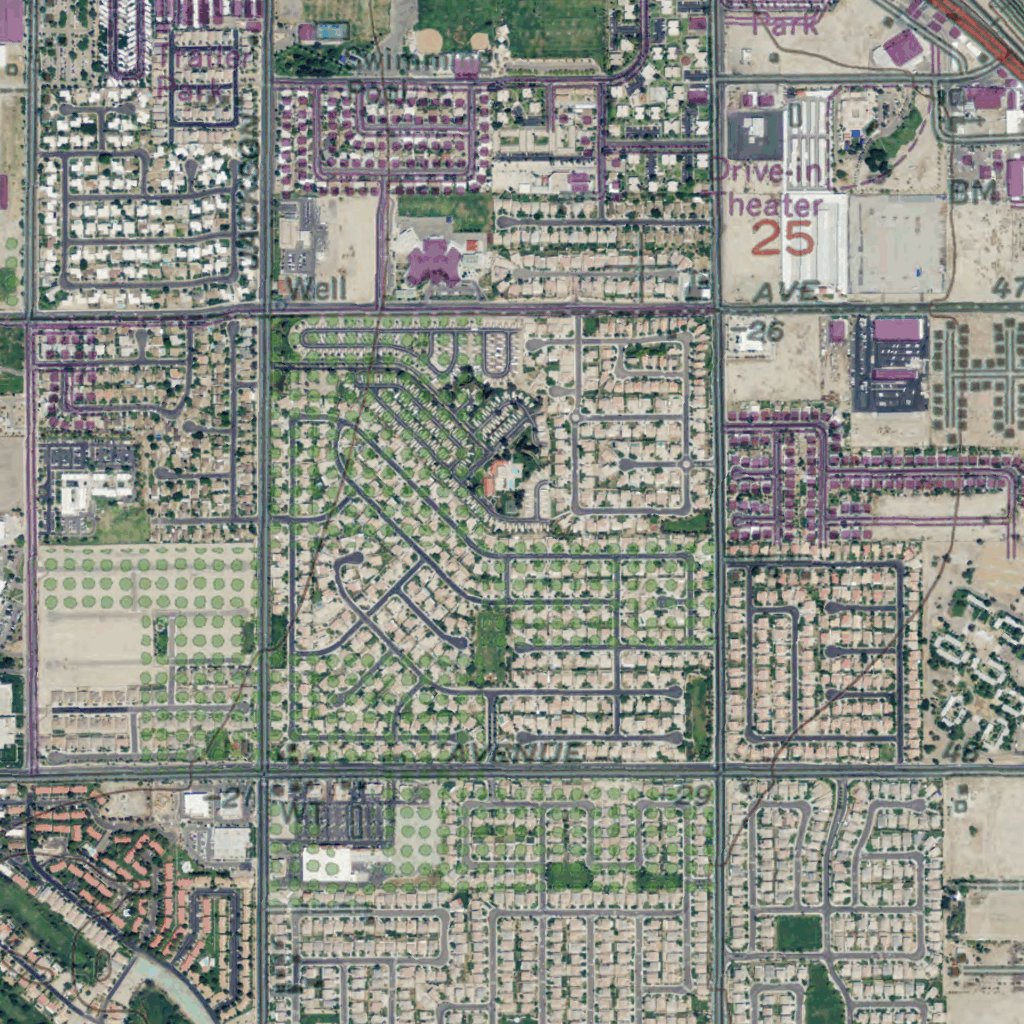 CA-Indio: GeoChange 1953-2012 Map by Western Michigan University ...