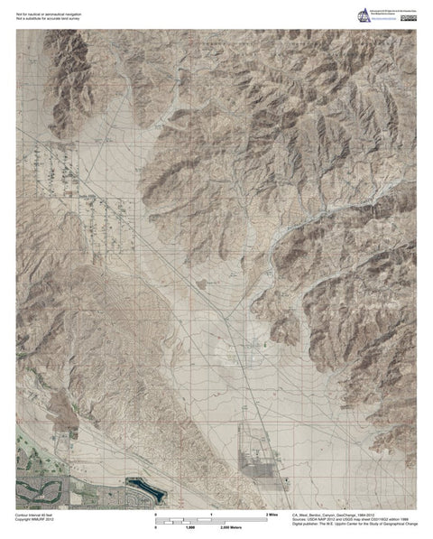 CA-West Berdoo Canyon: GeoChange 1984-2012 Preview 1