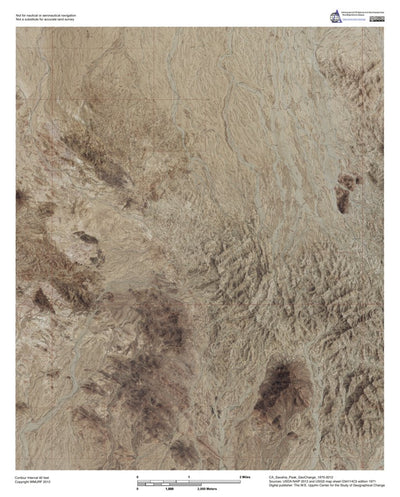 CA-Savahia Peak: GeoChange 1970-2012 Preview 1