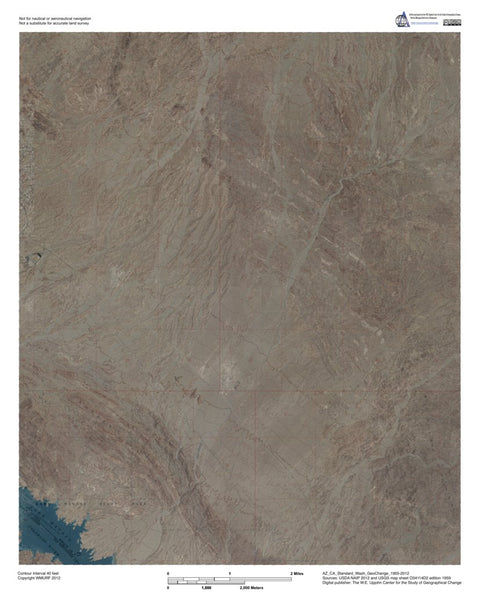 AZ-CA-Standard Wash: GeoChange 1955-2012 Preview 1