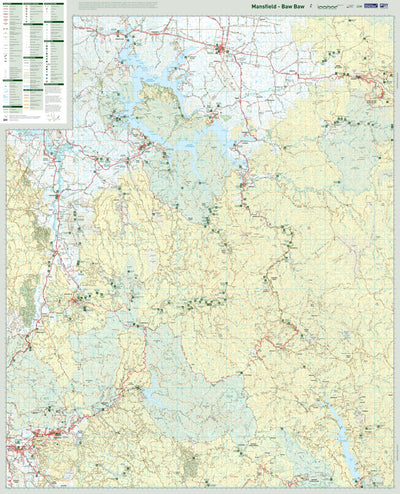 Mansfield-Baw Baw Four-Wheel-Drive Map Ed1 (2010) *MAP NOT CURRENT* Preview 1
