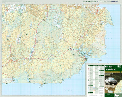 Far East Gippsland Four-Wheel-Drive Map Ed1 (2010) *MAP NOT CURRENT* Preview 1