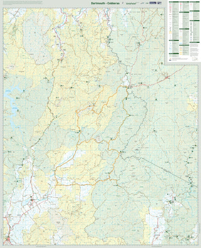 Dartmouth-Cobberas Four-Wheel-Drive Map Ed1 (2010) *MAP NOT CURRENT* Preview 1