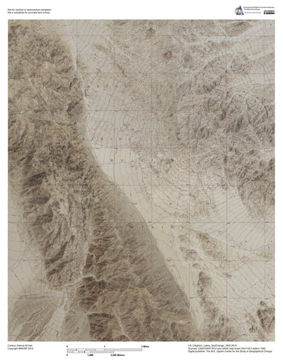 CA-Cleghorn Lakes: GeoChange 1952-2012 Preview 1