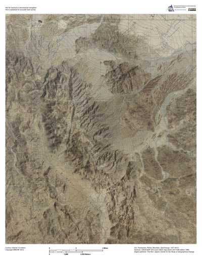 CA-Twentynine Palms Mountain: GeoChange 1977-2012 Preview 1