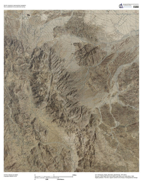 CA-Twentynine Palms Mountain: GeoChange 1977-2012 Preview 1