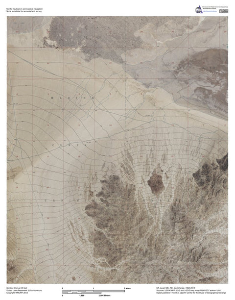 CA-Lead Mtn NE: GeoChange 1952-2012 Preview 1