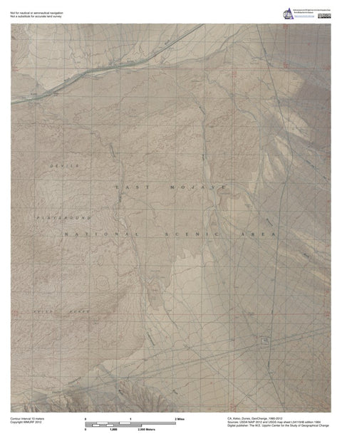 CA-Kelso Dunes: GeoChange 1980-2012 Preview 1