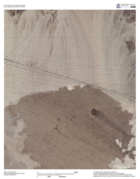 CA-Amboy Crater: GeoChange 1952-2012 Preview 1