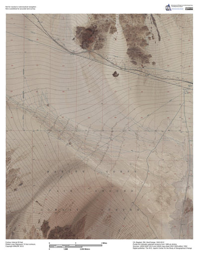 CA-Bagdad SW: GeoChange 1952-2012 Preview 1