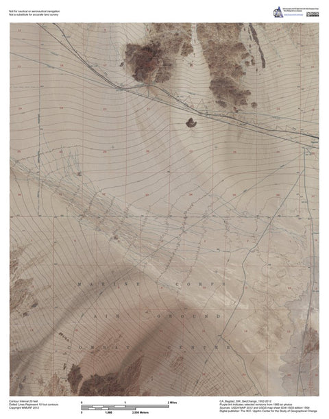 CA-Bagdad SW: GeoChange 1952-2012 Preview 1