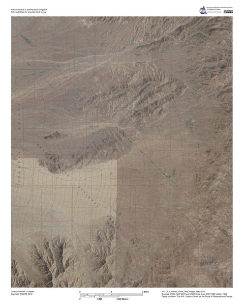 NV-CA-Crescent Peak: GeoChange 1980-2012 Preview 1