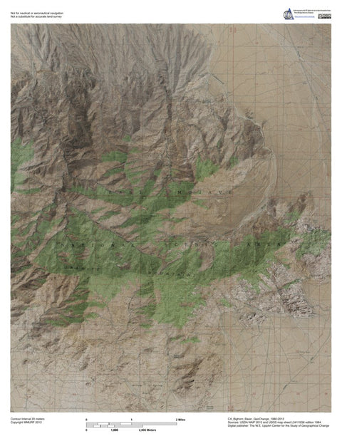 CA-Bighorn Basin: GeoChange 1980-2012 Preview 1