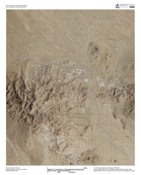 CA-Hackberry Mountain: GeoChange 1980-2012 Preview 1