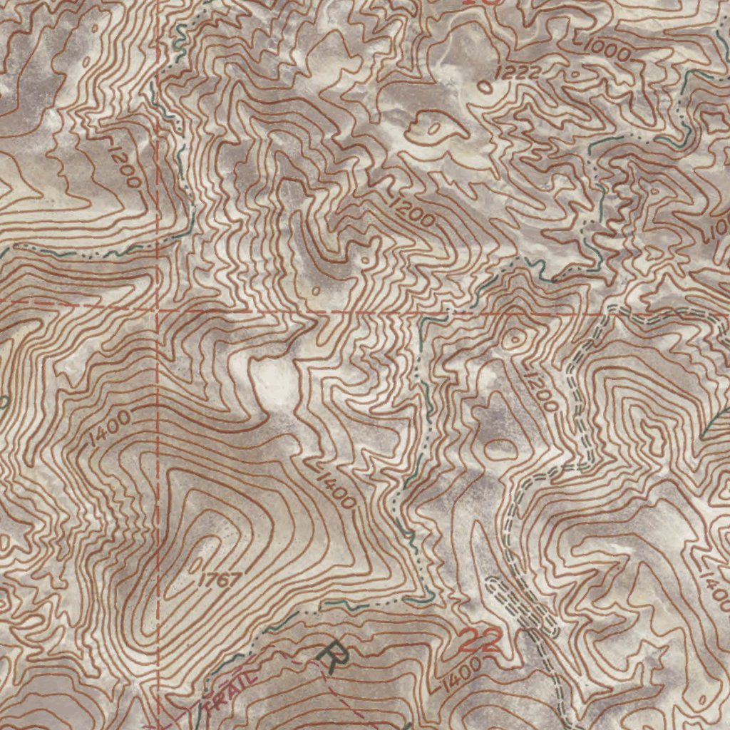 CA-Monocline Ridge: GeoChange 1953-2012 Map by Western Michigan ...