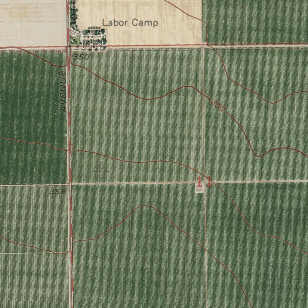 CA-Harris Ranch: GeoChange 1955-2012 Map by Western Michigan University ...