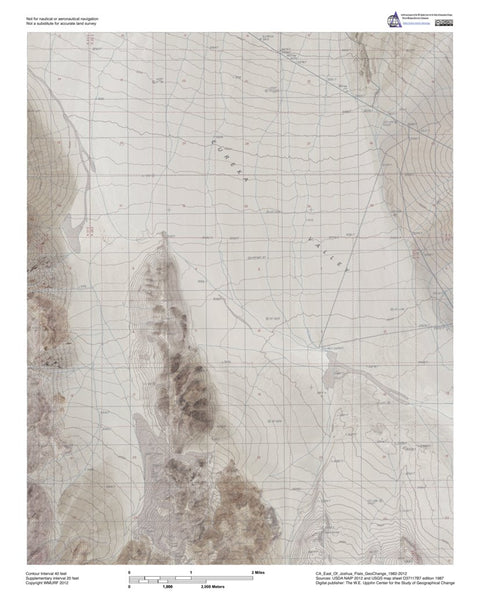 CA-East Of Joshua Flats: GeoChange 1982-2012 Preview 1