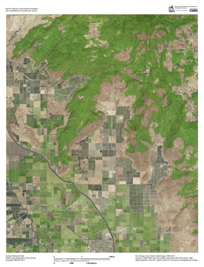 CA-Orange Cove North: GeoChange 1963-2012 Preview 1