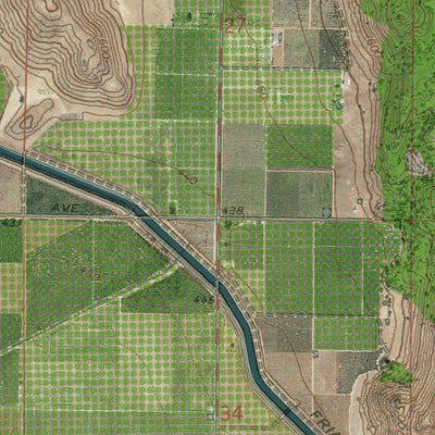 CA-Orange Cove North: GeoChange 1963-2012 Preview 3