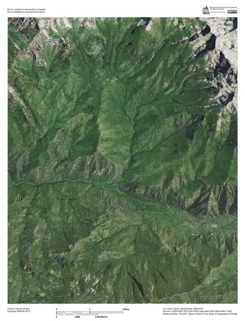 CA-Cedar Grove: GeoChange 1983-2012 Preview 1