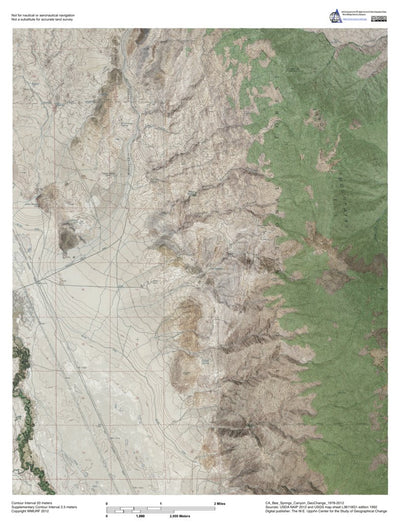 CA-Bee Springs Canyon: GeoChange 1978-2012 Preview 1
