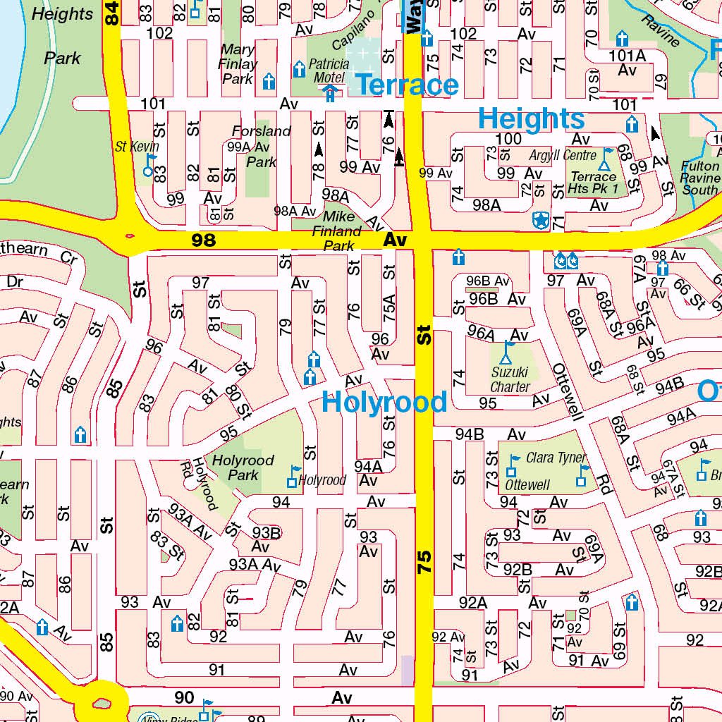 Edmonton Mb Map Edmonton, AB Map by Mapmobility Corp. | Avenza Maps