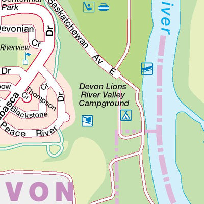 Devon Ab Devon, AB Map by Mapmobility Corp. | Avenza Maps